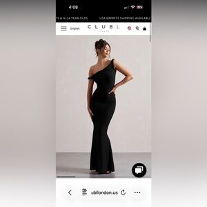 Club l london Lita dress black